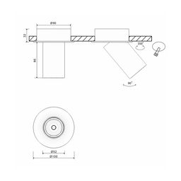 M7 mahkamlash chizmasi: o‘lchamlar va burchaklar ko‘rsatilgan