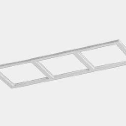 COMBO 3 uchli kvadrat ramka, oq rangda
