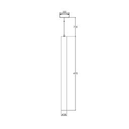 SY treki uchun chiroq, qora, 7 Vt, iliq oq yorug‘lik, SY-601243-BL-7-36-WW