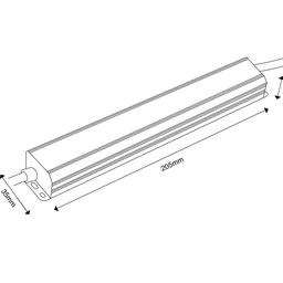 LED lenta uchun quvvat manbai TPW, 60 W, namlikdan himoyalangan, 24 V, MTPW-60-24