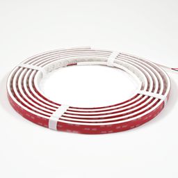 Wallwasher LED lenta 2835, 48 LED/m, 18 Vt/m, 24V, IP67, Rang: Sovuq oq, SWG-248-24-W20/45-67