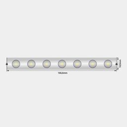 Kesish qadami 166,6 mm bo‘lgan LED lenta sxemasi