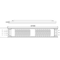 Metall korpusli ultrayupqa quvvat manbai, IP20, 400W, 12V, XT-400-12