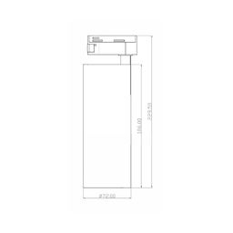 Спот для трековыx систем серия TL3P, Белый, 20Вт, 3000K, TL3P-WH-20-WW