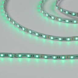 LED lenta 5050, 60 LED/m, 14,4 Vt/m, 12V, IP20, Rang: Yashil, SWG560-12-14.4-G-M