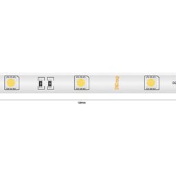 Фрагмент светодиодной ленты SMD3528, маркировка DC12V
