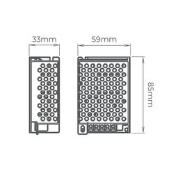 LED lenta uchun quvvat manbai 24 V 40 W IP20, S-40-24